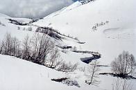 Снежные каньоны реки Уруштен
